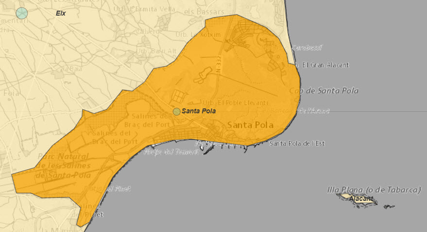 Map Incidences of Gran Alacant